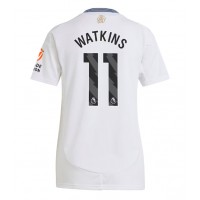 Maglia Calcio Aston Villa Ollie Watkins #11 Seconda Divisa Donna 2024-25 Manica Corta